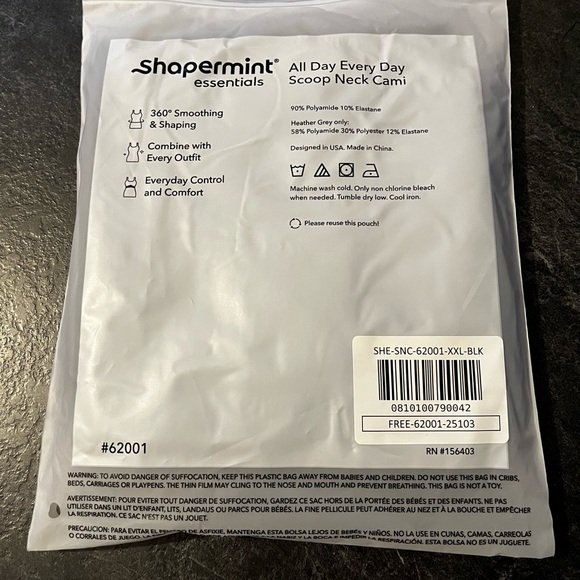 NWT ✨Shapermint Essentials All-Day Cami - Picture 7 of 7